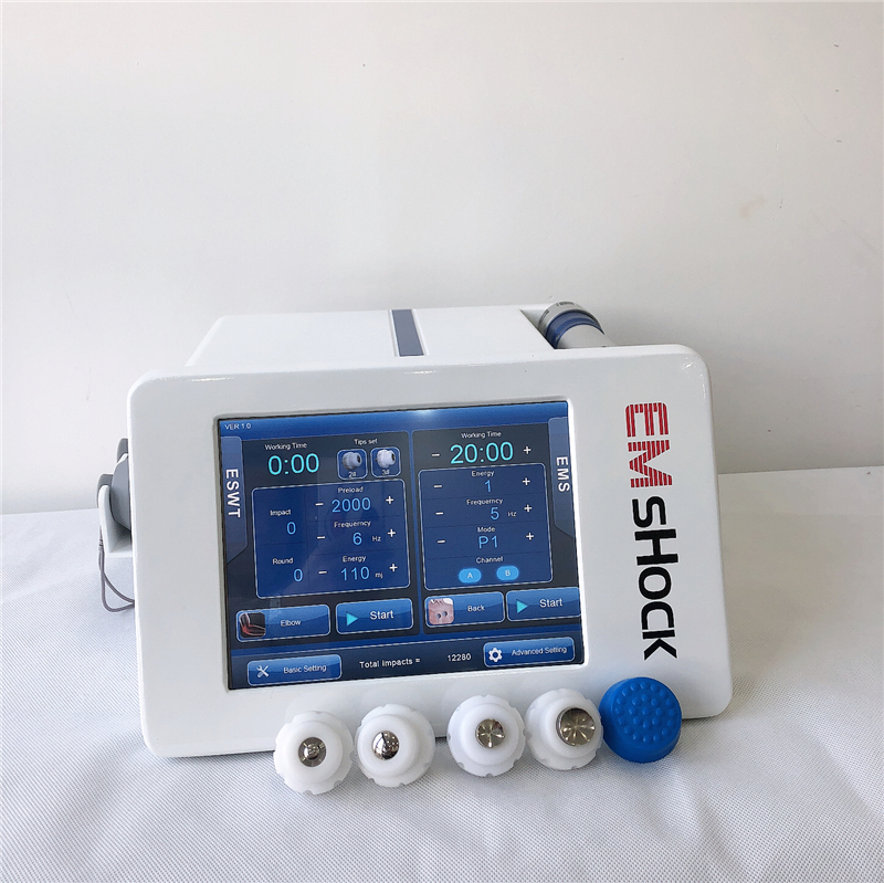 Factory Sales Extracorporeal Eswt Shockwave and EMS Electrical Muscle Stimulation Machine With 5pcs Shock wave Transmitters And 4pcs Vacuum
Factory Sales Extracorporeal Eswt Shockwave and EMS Electrical Muscle Stimulation Machine With 5pcs Shock wave Transmitters And 4pcs Vacuum