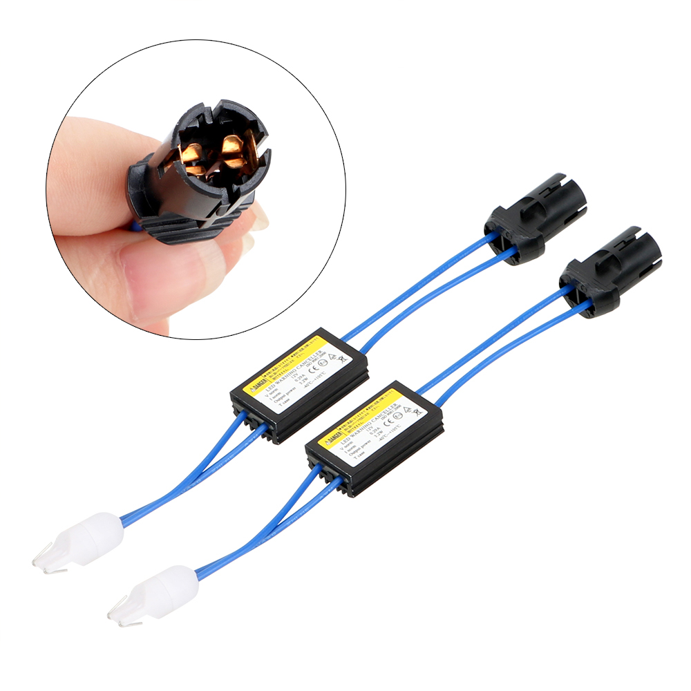 Load Resistor Car LED Decoder T10 12V 2Pcs Car Lights NO Error Canbus Cable Warning Canceller
Load Resistor Car LED Decoder T10 12V 2Pcs Car Lights NO Error Canbus Cable Warning Canceller