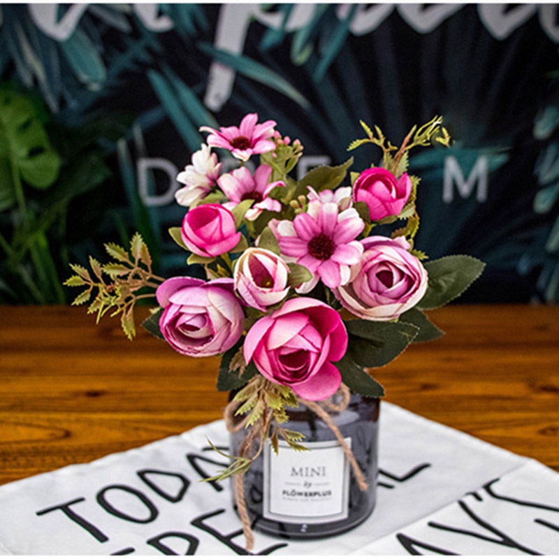 12 Pink Fake Rose Silk Flower Gerbera Daisy Artificial Plastic Flower Wedding Home Decoration DIY Furnishing Living Room Dec
12 Pink Fake Rose Silk Flower Gerbera Daisy Artificial Plastic Flower Wedding Home Decoration DIY Furnishing Living Room Dec