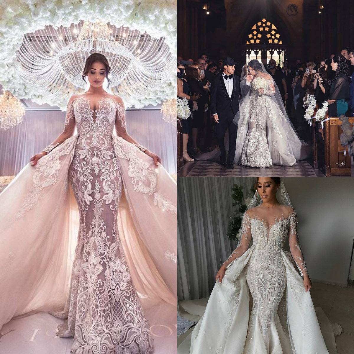 Long Sleeve Mermaid Wedding Dresses Off Shoulder Appliques Beads Lace Bridal Gowns With Long Detachable Sweep Train Robes De Mariée, Sage
Long Sleeve Mermaid Wedding Dresses Off Shoulder Appliques Beads Lace Bridal Gowns With Long Detachable Sweep Train Robes De Mariée, Sage