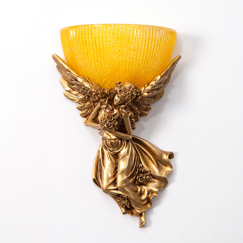 European Art Wall Lamp Creative Angel Resin Wall Lamp Bedside Living Room Stairway Engineering Background Sconce Lights 
European Art Wall Lamp Creative Angel Resin Wall Lamp Bedside Living Room Stairway Engineering Background Sconce Lights