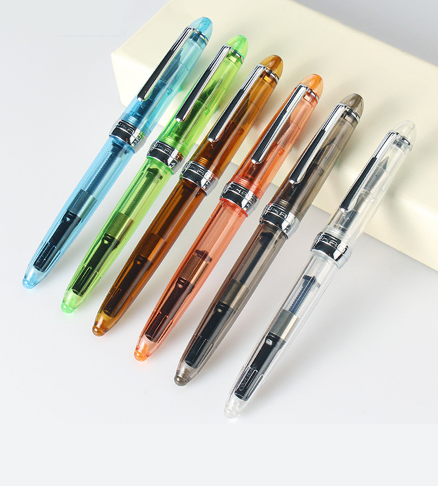 jinhao 992 plastic Fountain Pen, caligraphy pen ,Transparent shell student fountain pen 0.5mm, Red
jinhao 992 plastic Fountain Pen, caligraphy pen ,Transparent shell student fountain pen 0.5mm, Red