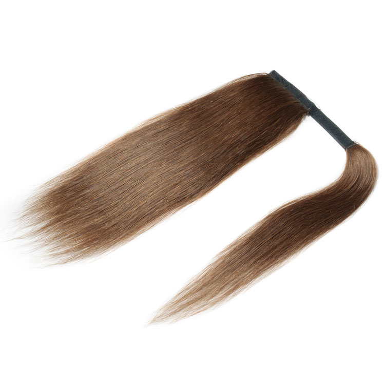 140g long straight ponytail hair extension 1pcs shake and go indian hair pony tail hairpiece free shipping