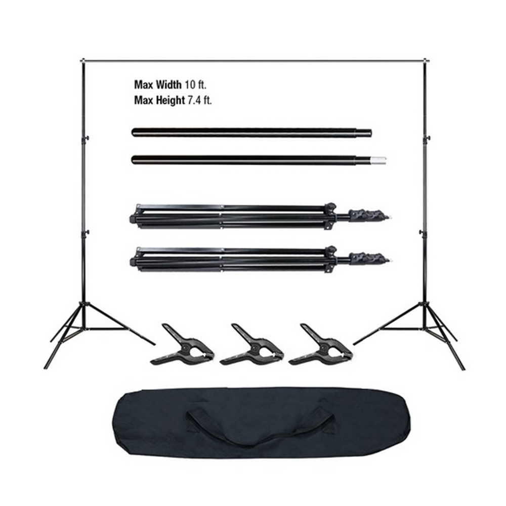 High Quality 10Ft Pro Photography Photo Adjustable Background Support Stand Photo Backdrop Crossbar Kit US in Stock
High Quality 10Ft Pro Photography Photo Adjustable Background Support Stand Photo Backdrop Crossbar Kit US in Stock