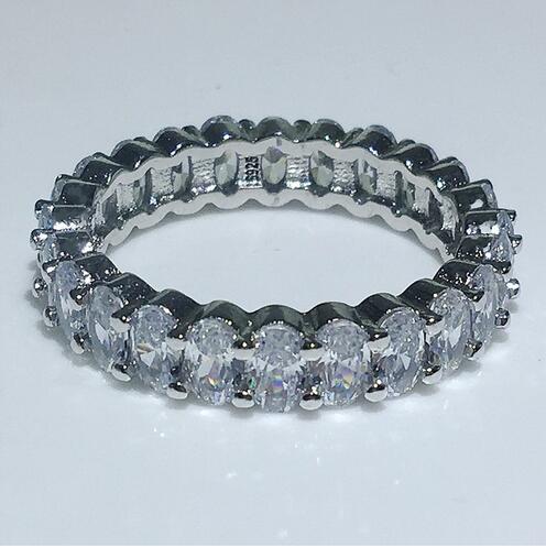 Vecalon 5 Style Handmade Promise ring Diamond Cz 925 Sterling Silver Engagement wedding Band rings for women Men jewelry