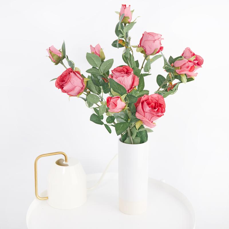 NEW Artificial flowers real Silk Roses home decor rose Long branch home decoration accessories flowers arrangement Crafts DIY, Pink
NEW Artificial flowers real Silk Roses home decor rose Long branch home decoration accessories flowers arrangement Crafts DIY, Pink