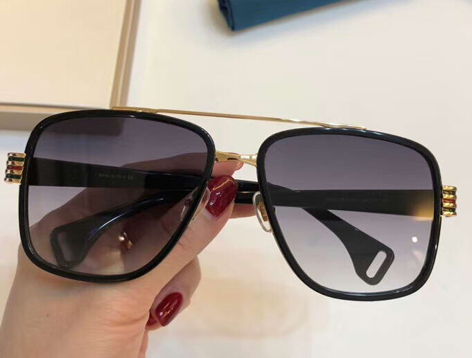 0448 Square Sunglasses Gold Black/Grey Gradient Smoke Lens Sun Glasses Men Sunglasses New with box
0448 Square Sunglasses Gold Black/Grey Gradient Smoke Lens Sun Glasses Men Sunglasses New with box
