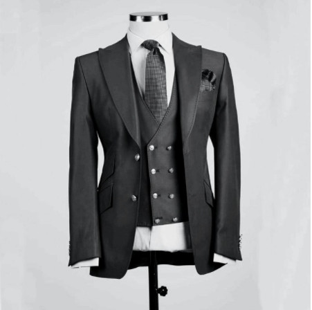 Handsome Groomsmen Peak Lapel Groom Tuxedos Mens Wedding Dress Man Jacket Blazer Prom Dinner 3 Piece Suit(Jacket+Pants+Tie+Vest) B256, Same as image
Handsome Groomsmen Peak Lapel Groom Tuxedos Mens Wedding Dress Man Jacket Blazer Prom Dinner 3 Piece Suit(Jacket+Pants+Tie+Vest) B256, Same as image