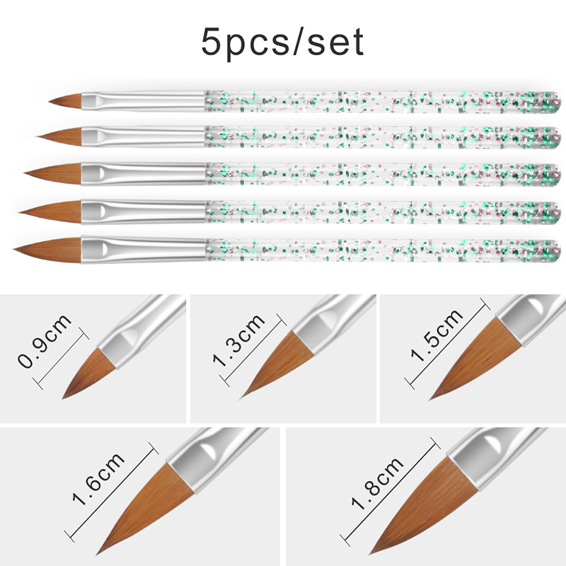 5PCS Set Nail Art Brush Flat Pen Drawing Painting Tips Dust Clean Builder Acrylic UV Gel Polish Extension Design Tools Manicure
5PCS Set Nail Art Brush Flat Pen Drawing Painting Tips Dust Clean Builder Acrylic UV Gel Polish Extension Design Tools Manicure