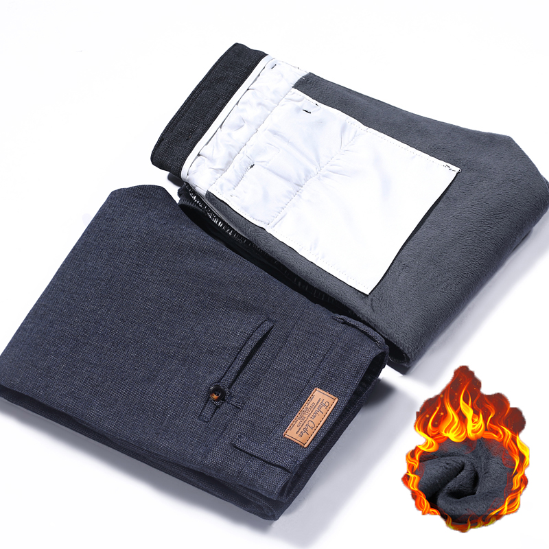 Winter Thick Fleece Warm Men Classic Style Slim Dress Suit Pants Fashion Business Casual Cotton And Linen Trousers Plus Size 51, Black
Winter Thick Fleece Warm Men Classic Style Slim Dress Suit Pants Fashion Business Casual Cotton And Linen Trousers Plus Size 51, Black