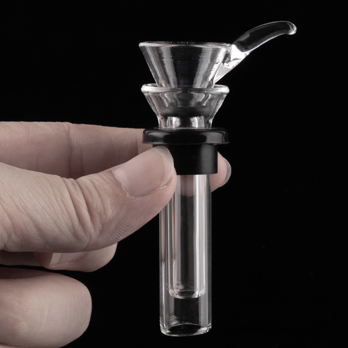 Glass bowls Smoking Accessories male slides and female stem slide funnel style with black rubber simple downstem for bong water pipes
Glass bowls Smoking Accessories male slides and female stem slide funnel style with black rubber simple downstem for bong water pipes