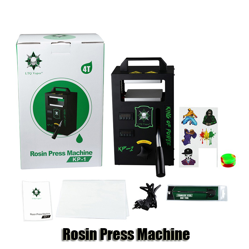 Original LTQ Vapor Rosin Press Machine KP-1 KP-2 Wax DAB Squeezer Temperature Adjustable Extracting Tool Kit Presser With 4 Tons Authentic
Original LTQ Vapor Rosin Press Machine KP-1 KP-2 Wax DAB Squeezer Temperature Adjustable Extracting Tool Kit Presser With 4 Tons Authentic