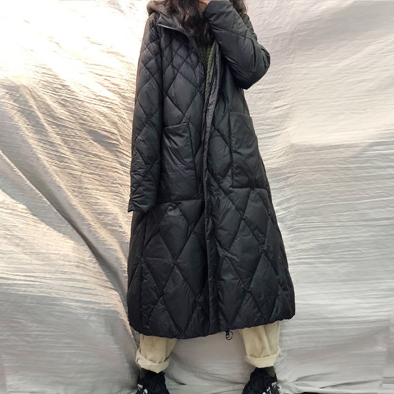 Winter Women Oversize Parka Hoody High Quality Duck Down Padded Long Jacket Casual Loose Fit Windbreaker Overcoat Female Parkas, Black
Winter Women Oversize Parka Hoody High Quality Duck Down Padded Long Jacket Casual Loose Fit Windbreaker Overcoat Female Parkas, Black