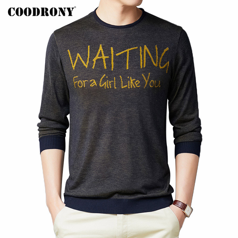 COODRONY Brand Sweater Men Spring Autumn Cotton Pullover Streetwear Fashion Casual O-Neck Pull Homme Letter Knitwear Shirt C1069, Blue
COODRONY Brand Sweater Men Spring Autumn Cotton Pullover Streetwear Fashion Casual O-Neck Pull Homme Letter Knitwear Shirt C1069, Blue