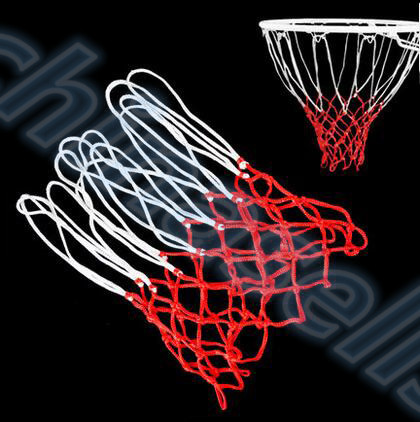 1pcs High Quality Durable Basketball Hoop Standard size Nylon Thread Sports Basket-ball Hoop Mesh Net Backboard Rim Ball Pum