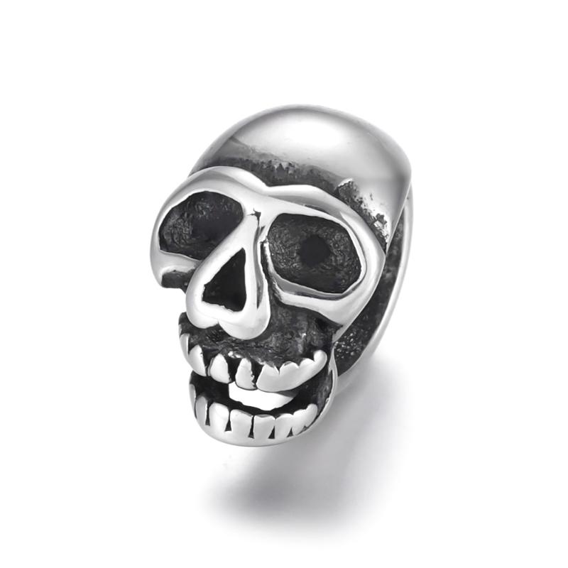 Other 316L Stainless Steel Skull Bead Polished 8mm Large Hole Ring Beads Metal Slide Charm Accessories For DIY Bracelet Jewelry Making
Other 316L Stainless Steel Skull Bead Polished 8mm Large Hole Ring Beads Metal Slide Charm Accessories For DIY Bracelet Jewelry Making