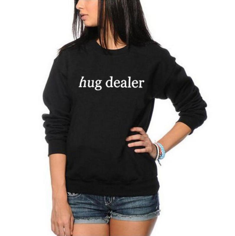 O-neck Hug Dealer Letters Print Sweatshirt 2020 Spring Women Long-sleeved Loose Black White Hoodies Women Pullover
O-neck Hug Dealer Letters Print Sweatshirt 2020 Spring Women Long-sleeved Loose Black White Hoodies Women Pullover