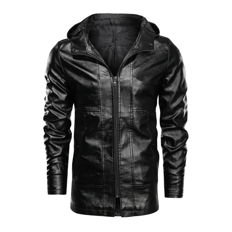 Men Hooded Pu Jacket Overcoat Large Size 3XL-4XL Hoodies Casual Outwear Motorcycle Clothing 2020 Spring Male Faux Leather Coat, Black
Men Hooded Pu Jacket Overcoat Large Size 3XL-4XL Hoodies Casual Outwear Motorcycle Clothing 2020 Spring Male Faux Leather Coat, Black
