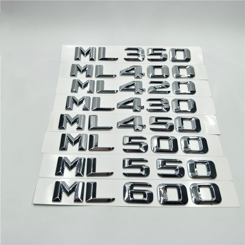 Auto Sticker For Mercedes Benz W166 W164 ML55 ML63 ML250 ML280 ML300 ML320 ML350 Rear Tail Logo Letters Decal Badge Emblem, Abs
Auto Sticker For Mercedes Benz W166 W164 ML55 ML63 ML250 ML280 ML300 ML320 ML350 Rear Tail Logo Letters Decal Badge Emblem, Abs