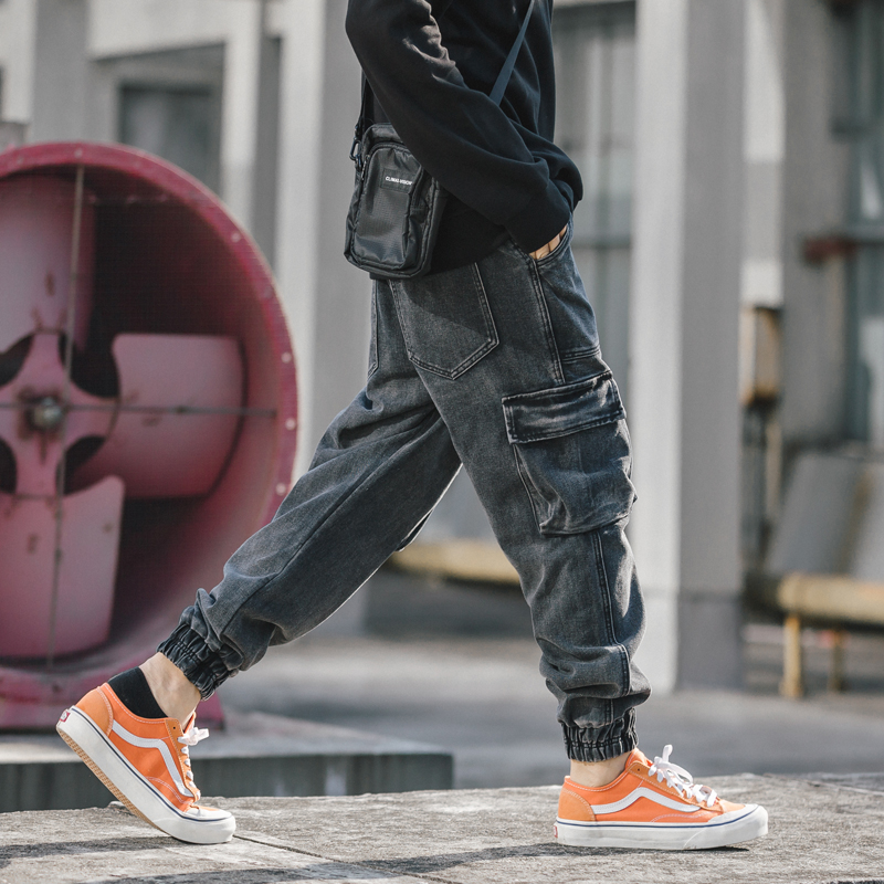 Men' Jeans Japanese Style Fashion Men Black Gray Vintage Designer Joggers Pants Big Pocket Cargo Streetwear Hip Hop
Men' Jeans Japanese Style Fashion Men Black Gray Vintage Designer Joggers Pants Big Pocket Cargo Streetwear Hip Hop