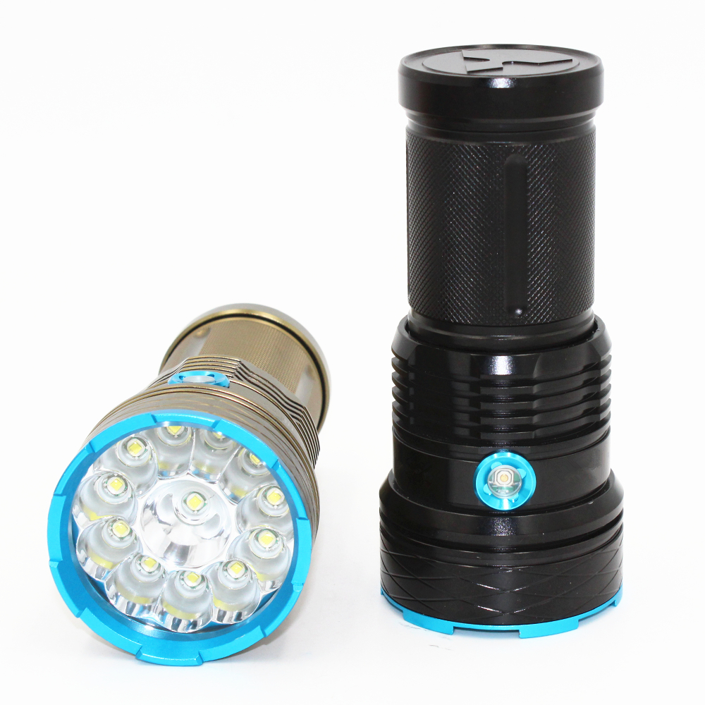 

25000 lumens SKYRAY King 12T6 LED flashlamp 12 x CREE XM-L T6 Tactical Portable Led Flashlight Hunting Lamp Flashlights Torch