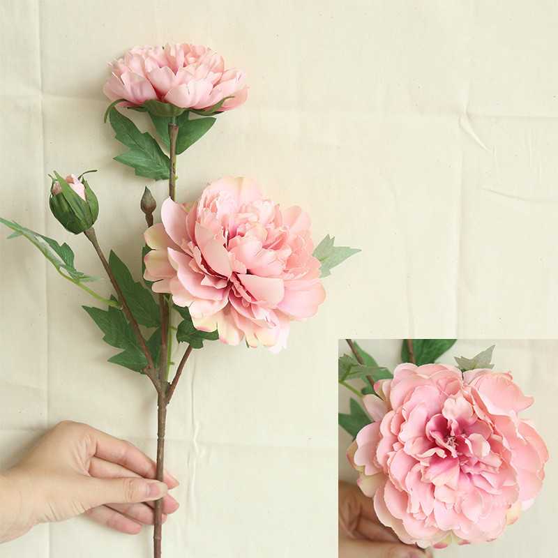 6Pcs Simulation Peony 3head Chinese Artificial Flowers Home Decoration Wedding Holding Flower Road Lead Flower Wall Peony Wreath, Beige
6Pcs Simulation Peony 3head Chinese Artificial Flowers Home Decoration Wedding Holding Flower Road Lead Flower Wall Peony Wreath, Beige