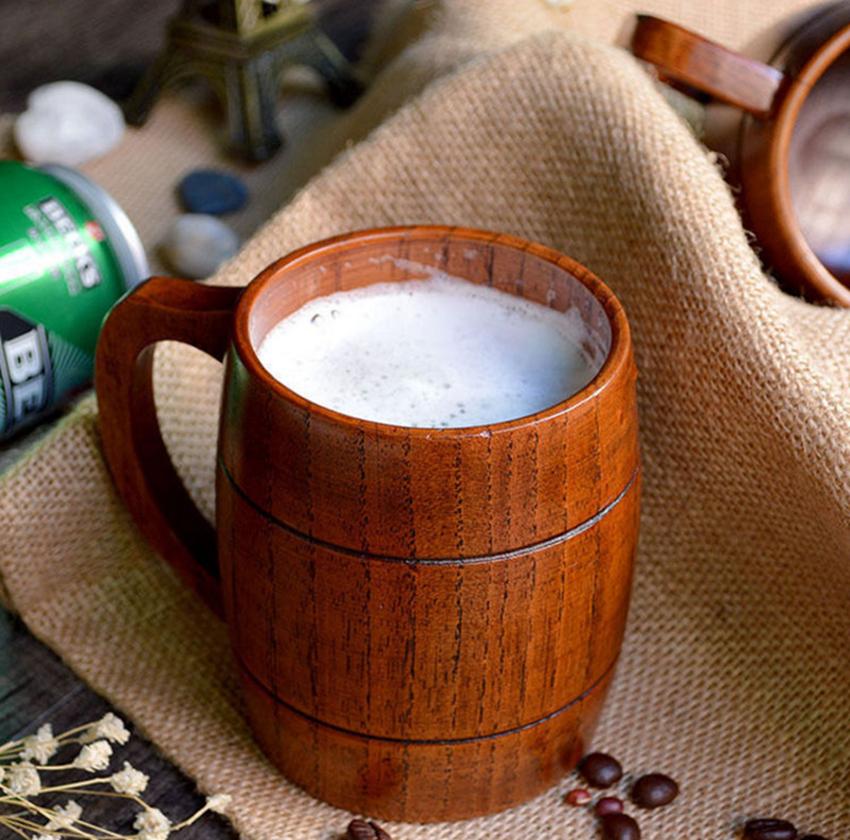 Classical Wooden Beer Tea Coffee Cup Eco-friendly Jujube Wood Mug Handmade Barrel Water Bottle Juice Milk Heatproof Cup 10PCS GGA45, As picture
Classical Wooden Beer Tea Coffee Cup Eco-friendly Jujube Wood Mug Handmade Barrel Water Bottle Juice Milk Heatproof Cup 10PCS GGA45, As picture