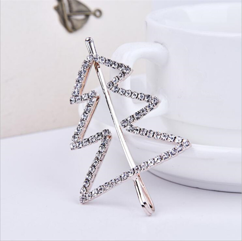 Rhinestone Starfish Fashion Metal Hairpins Women Girls Hair Clips Pin Barrette Hairclip Accessories For Women Hairgrip Headdress