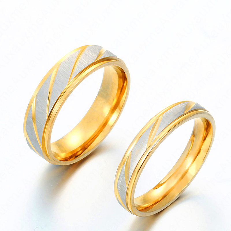 HM-34 Titanium Steel Engrave name Lovers Couple Rings Gold Wave Pattern Wedding Promise Ring For Women Men Engagement Jewelry 
HM-34 Titanium Steel Engrave name Lovers Couple Rings Gold Wave Pattern Wedding Promise Ring For Women Men Engagement Jewelry