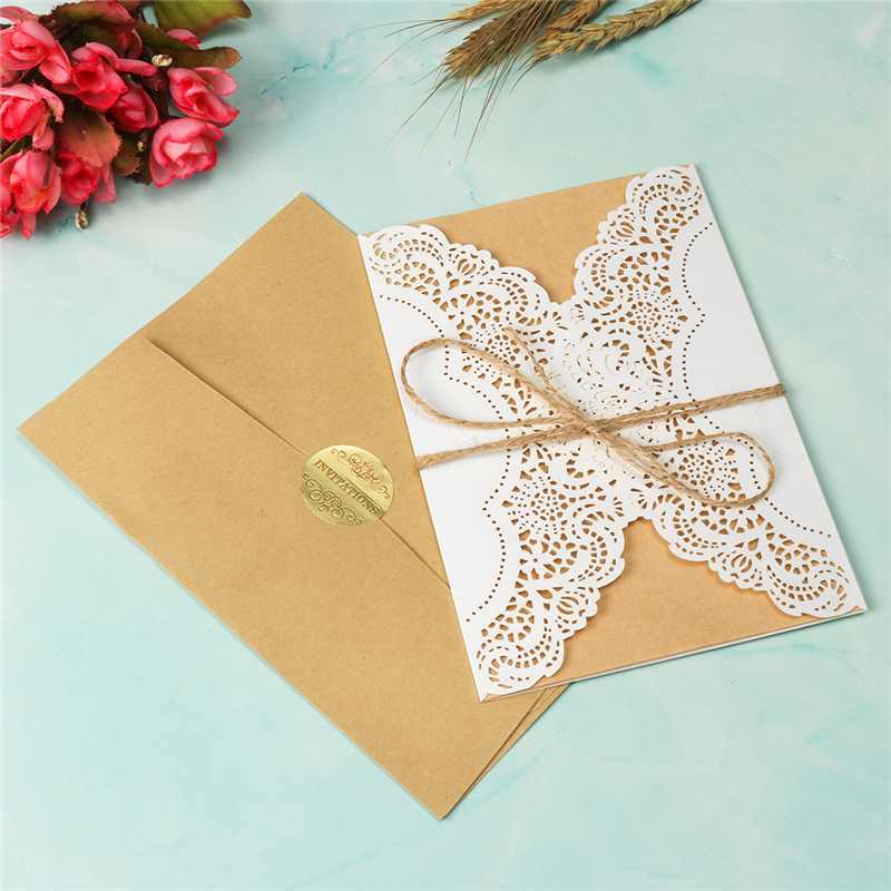 20/40Pcs/set Laser Cut Wedding Invitations Cards +Tags Vintage Wedding Bridal Shower Gift Greeting Card Kits Event Party Supplie
20/40Pcs/set Laser Cut Wedding Invitations Cards +Tags Vintage Wedding Bridal Shower Gift Greeting Card Kits Event Party Supplie
