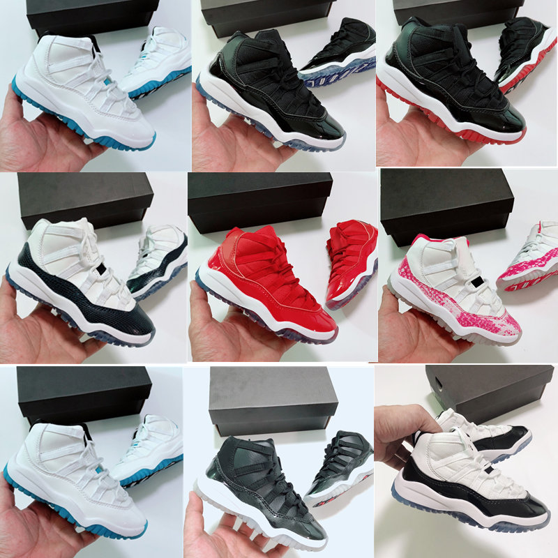 Lace Up 11S High Kids Basketball Shoes pink Snakeskin Bred Concord Space Jam Infant & Children toddler 11 trainers BIG boy girl sneakers, Same as photo
Lace Up 11S High Kids Basketball Shoes pink Snakeskin Bred Concord Space Jam Infant & Children toddler 11 trainers BIG boy girl sneakers, Same as photo