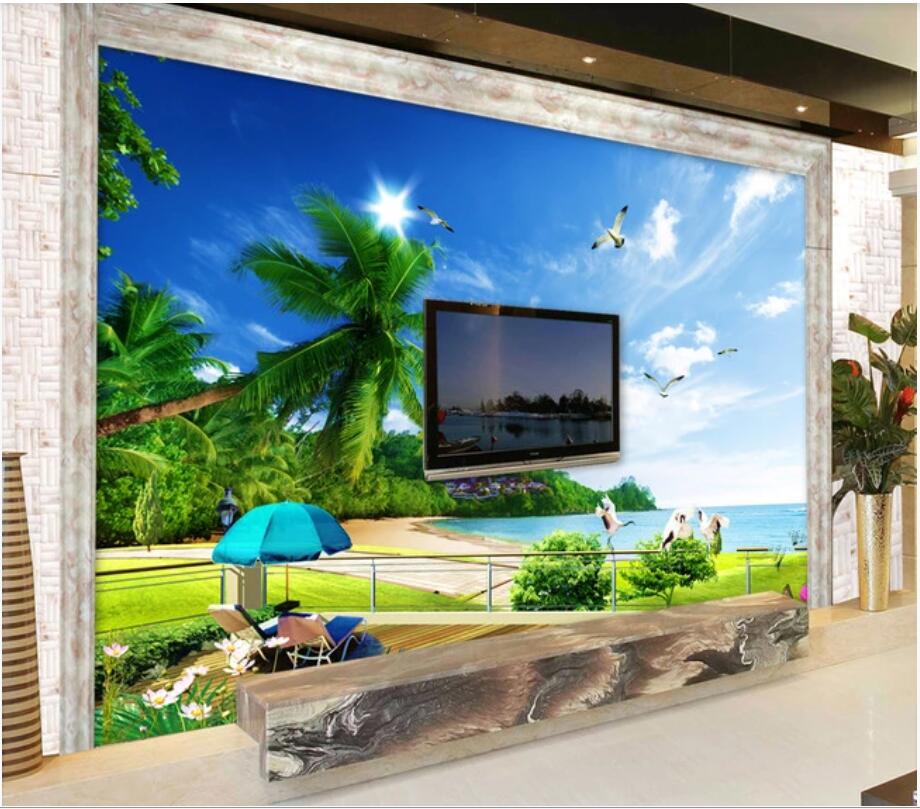 3d wallpaper custom photo mural Summer beach coconut tree balcony scenery TV background Home decor 3d wall murals wallpaper for walls 3 d, Silk
3d wallpaper custom photo mural Summer beach coconut tree balcony scenery TV background Home decor 3d wall murals wallpaper for walls 3 d, Silk