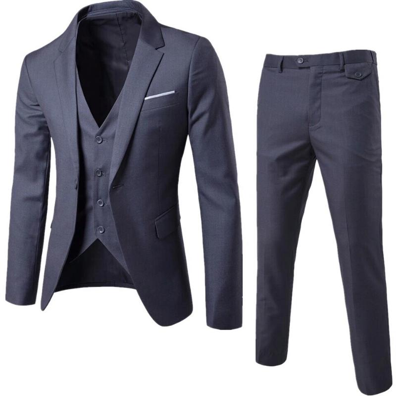 Costume Homme Grey Men Suits Men's Slim Fit Suits Business Men Wedding Tuxedo Blazer Masculino 3 Pieces Jacket Pant Vest, Beige
Costume Homme Grey Men Suits Men's Slim Fit Suits Business Men Wedding Tuxedo Blazer Masculino 3 Pieces Jacket Pant Vest, Beige