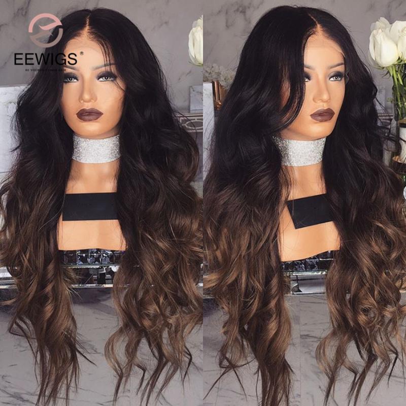 EEWIGS Glueless Brown Lace Front Wig Heat Resistant Loose wave Black Wig with Natural Baby Hair Ombre Synthetic Wigs for Women, Ombre brown
EEWIGS Glueless Brown Lace Front Wig Heat Resistant Loose wave Black Wig with Natural Baby Hair Ombre Synthetic Wigs for Women, Ombre brown