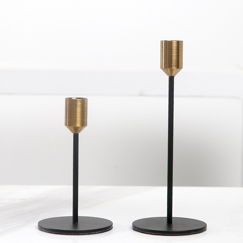 Nordic Style Candle Stand Metal Candle Holders Fashion Wedding Bar Party Exquisite Candlestick For Table Home Decoration