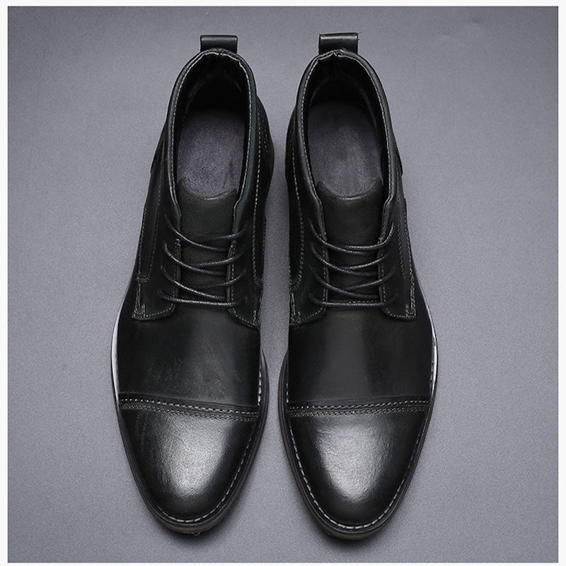 Men Genuine Leather Business Shoes Luxury Designer Top Quality Casual Dress Shoes Comfortable Breathable Wedding Party Shoes