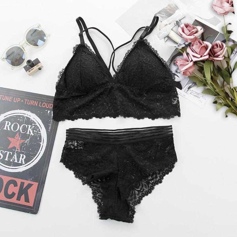 Sexy Bra Lace Briefs Set Summer Tank Top Bottoming Underwear Set Women Lace Bra #0428, Black
Sexy Bra Lace Briefs Set Summer Tank Top Bottoming Underwear Set Women Lace Bra #0428, Black