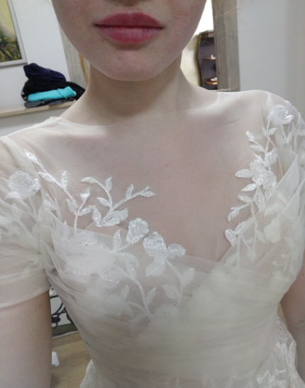 Vintage Sheer Lace Floral Boho Wedding Dress 2020 with Sleeve A-line Hippie Bridal Gowns Summer Beach Wedding Dresses Country
