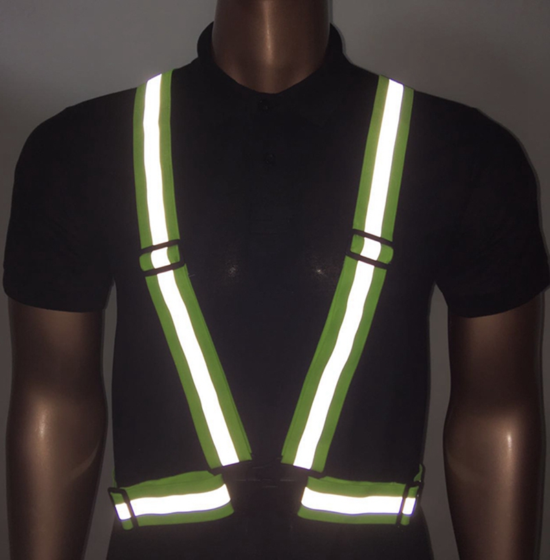 Adjustable Reflective Vest Safety Jacket High Visibility Cycling Clothes Reflective Belt for Adults and Kids Safety Vest9880663