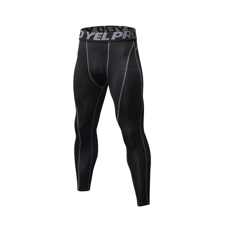 Men Compression Pants Leggings Gym Fitness Quick Dry Stretch Tights Breathable Bodybuilding Sweatpants Workout Trousers Leggins