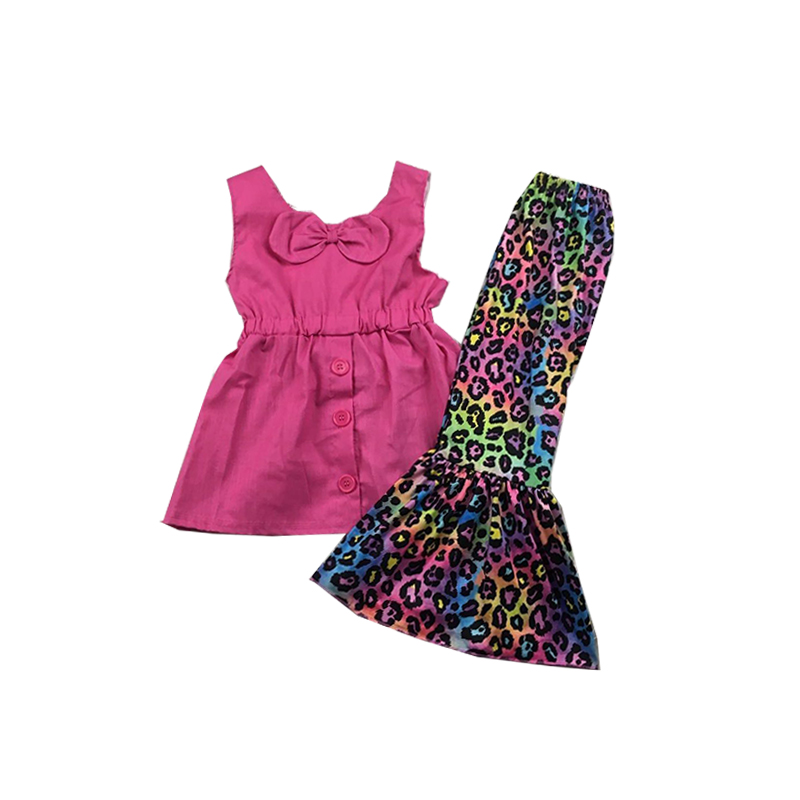 woven girls summer outfits bell pant boutique girl' sets sleeveless knot clothes, Black
woven girls summer outfits bell pant boutique girl' sets sleeveless knot clothes, Black