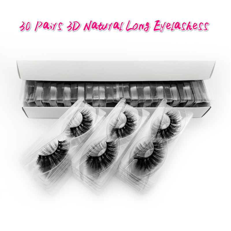 Hot Sale 30 Pairs Eyelashes Natural Long 3D Mink Lashes Wholesale False Eyelashes Makeup Mink Eyelash Extensions
Hot Sale 30 Pairs Eyelashes Natural Long 3D Mink Lashes Wholesale False Eyelashes Makeup Mink Eyelash Extensions