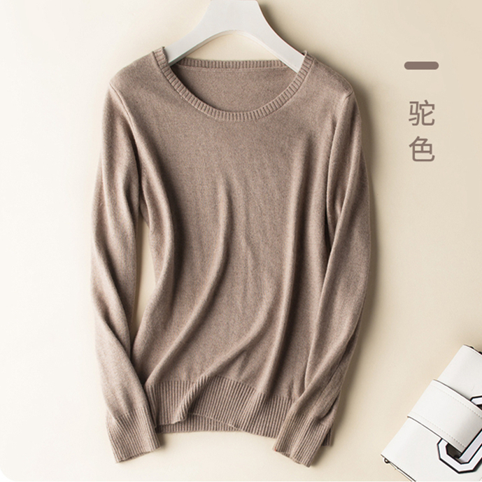 High Quality 2019 Autumn Winter Cashmere cotton Blended Knitted Women Sweaters And Pullovers Jersey jumper pull femme hiver T200101