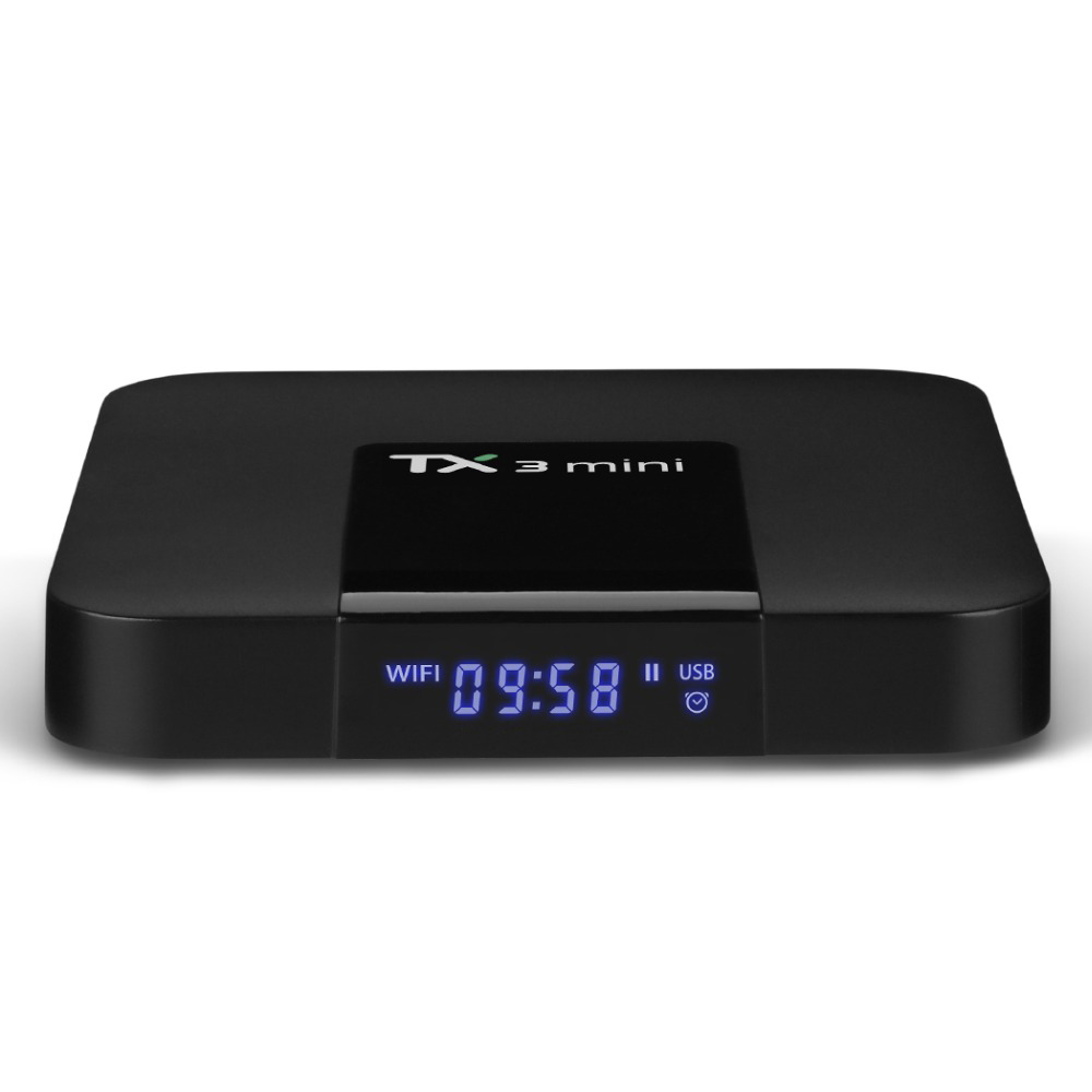 Android 7.1 TV BOX TX3 mini amlogic S905W quad core 1GB/8GB 2GB/16GB built-in 2.4GWIFI smart tv box cs
Android 7.1 TV BOX TX3 mini amlogic S905W quad core 1GB/8GB 2GB/16GB built-in 2.4GWIFI smart tv box cs