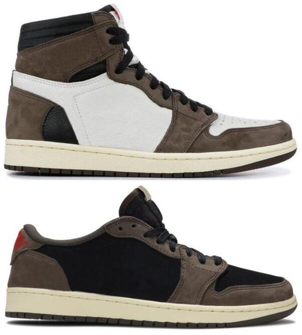 Travis 1 High Low Brown TS SP Mocha Men Women 1s Cactus Jack Dark Scotts Basketball Shoes Sport Sneaker 36-45
Travis 1 High Low Brown TS SP Mocha Men Women 1s Cactus Jack Dark Scotts Basketball Shoes Sport Sneaker 36-45