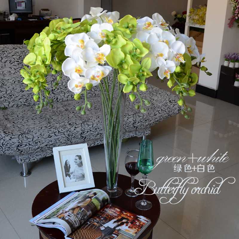 Artificial Flower Multi-color Artificial Butterfly Orchid Fake Flower Green Leaves Plants Home Wedding Festival Decor, 92cm
Artificial Flower Multi-color Artificial Butterfly Orchid Fake Flower Green Leaves Plants Home Wedding Festival Decor, 92cm