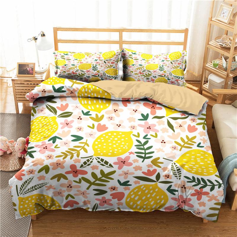 A Bedding Set 3D Printed Duvet Cover Bed Set Fruit Home Textiles for Adults Bedclothes with Pillowcase #NM03, As pic
A Bedding Set 3D Printed Duvet Cover Bed Set Fruit Home Textiles for Adults Bedclothes with Pillowcase #NM03, As pic