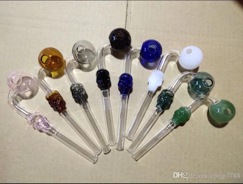 

Classic Coloured Skull Bubble Glass Bending Pot Wholesale Glass Hookah, Glass Water Pipe Fittings, Smoking ,Free Shippin