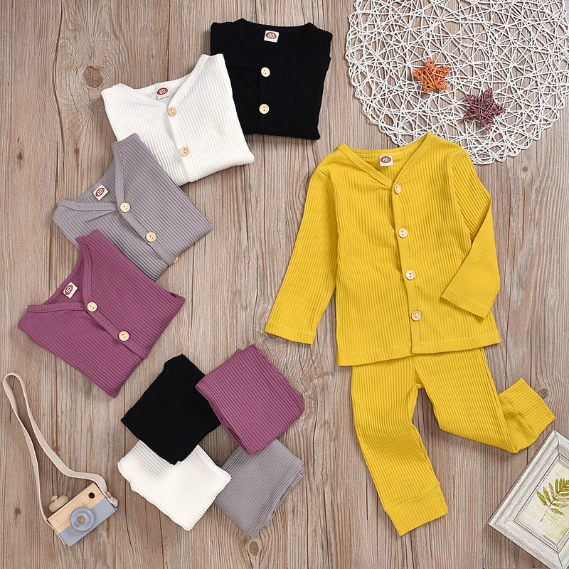 Infant Baby Solid Outfits 5 Color Button Tops Kids Casual Clothes Girls Cotton Long Sleeve Suits Toddler Boys Pants Sets Casual Wear 06, Yellow
Infant Baby Solid Outfits 5 Color Button Tops Kids Casual Clothes Girls Cotton Long Sleeve Suits Toddler Boys Pants Sets Casual Wear 06, Yellow