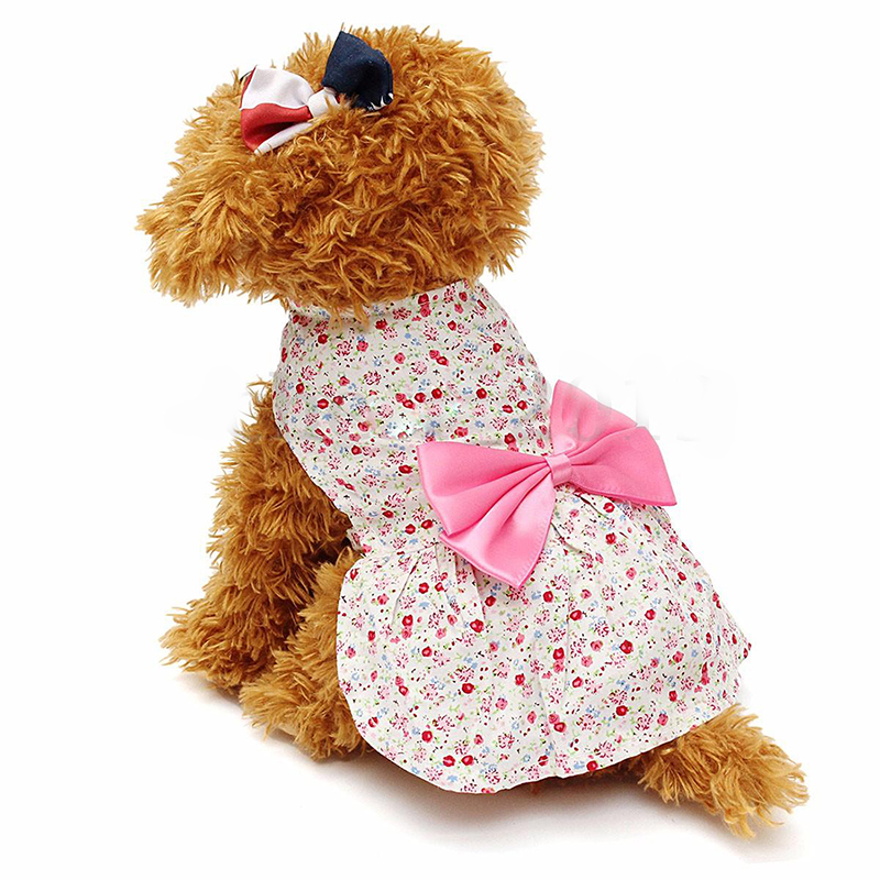Country style Small floral pet dress Pink
Country style Small floral pet dress Pink